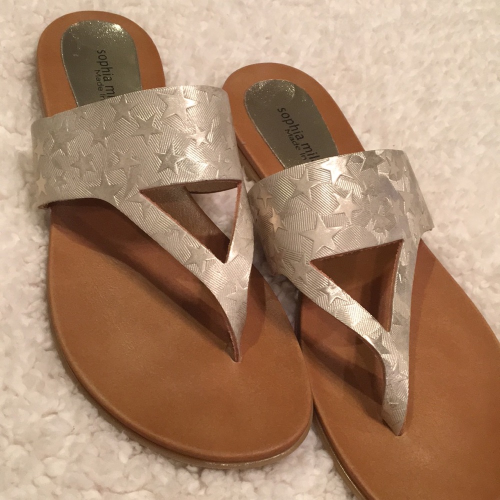 Sandals with star details